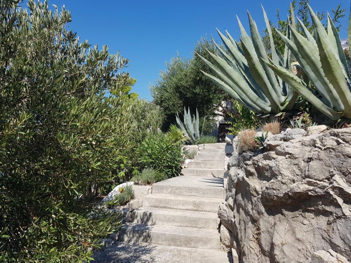 Villa Skalinada With Sea View Brela Kültér fotó