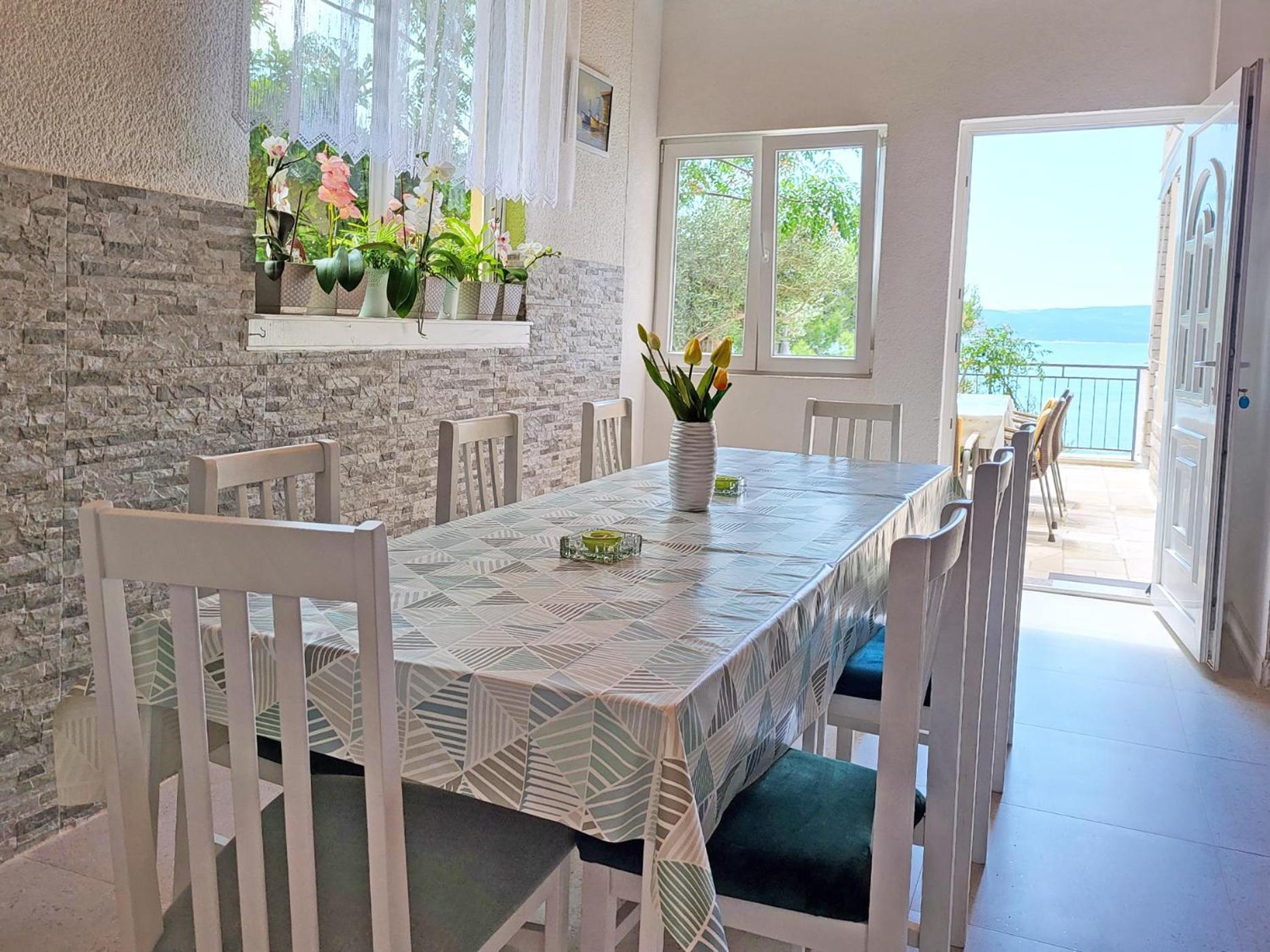 Villa Skalinada With Sea View Brela Szoba fotó