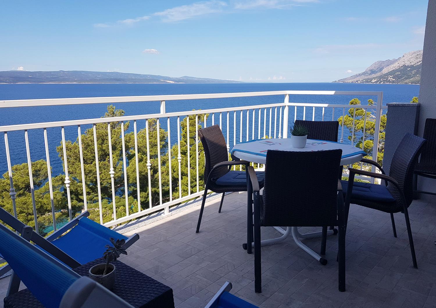 Villa Skalinada With Sea View Brela Szoba fotó