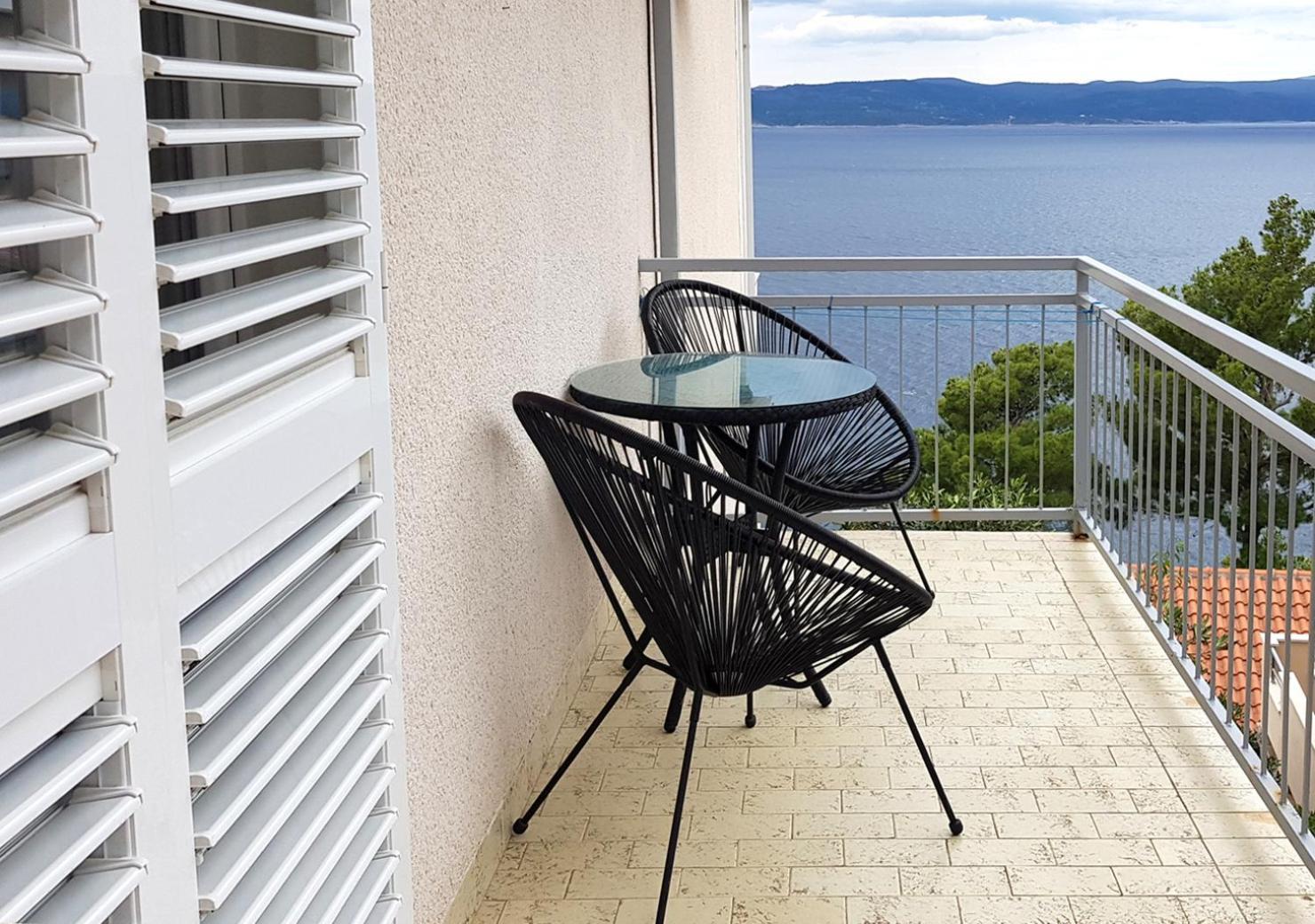 Villa Skalinada With Sea View Brela Szoba fotó