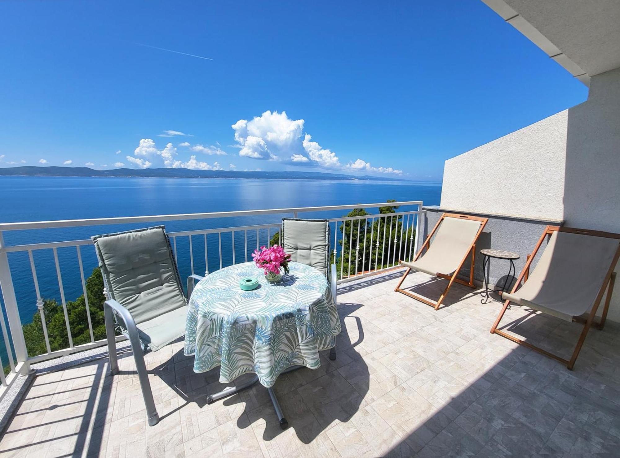 Villa Skalinada With Sea View Brela Szoba fotó